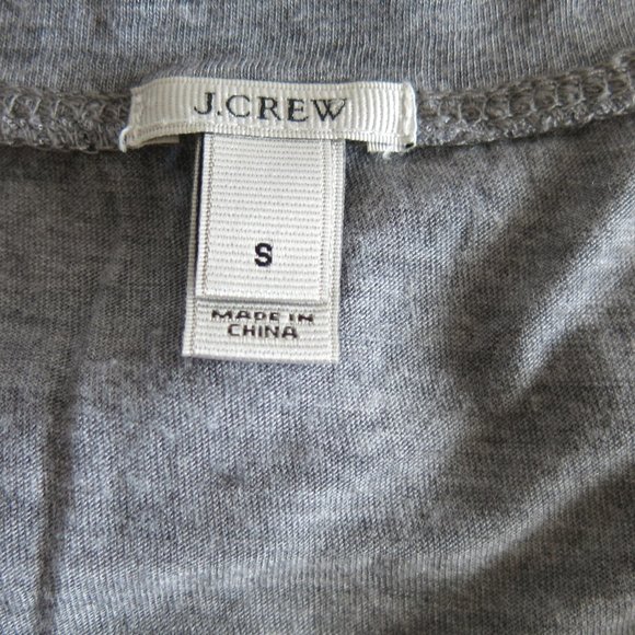 J. Crew Gray Beige Crochet Lace Floral Overlay Tank Top Blouse - Size Small - Picture 6 of 8